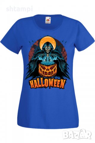 Дамска тениска Halloween 03,Halloween,Хелоуин,Празник,Забавление,Изненада,Обичаи,, снимка 4 - Тениски - 38144922