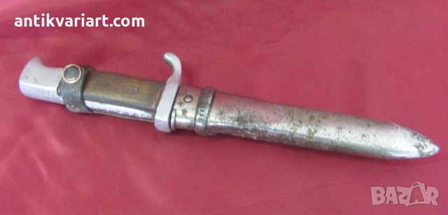 Много Рядък Нож с кания Бранник маркиран, снимка 6 - Антикварни и старинни предмети - 27372277
