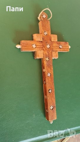Възрождеснко седефен кръст от 19-ти век, снимка 9 - Антикварни и старинни предмети - 43655247