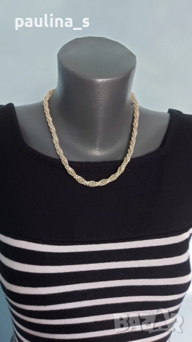 Пет различни броя / Колиета Parfois и унисекс ланец от медицинска стомана / Панцер, снимка 12 - Колиета, медальони, синджири - 52373370