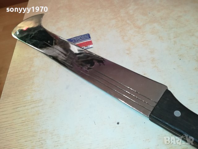 кукри-мачете инокс хром 57х11см от франция 1911231616, снимка 7 - Антикварни и старинни предмети - 43059844