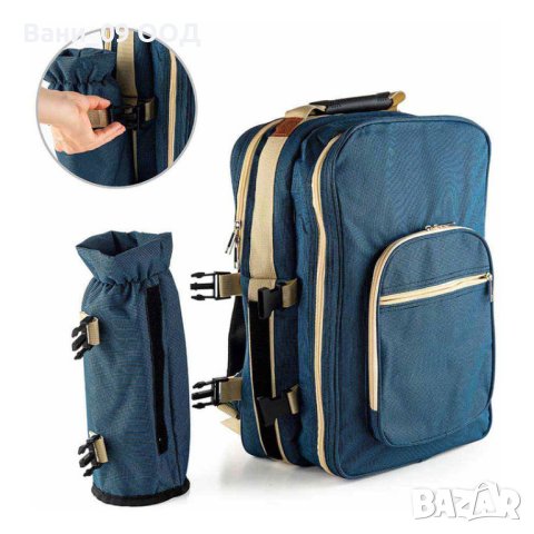 Заредена раница за пикник с много аксесоари , снимка 8 - Хладилни чанти - 40770825