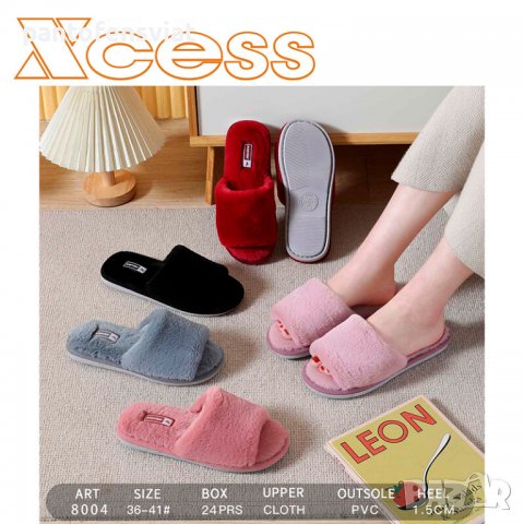 Дамски домашни чехли XCESS 36/41, снимка 1