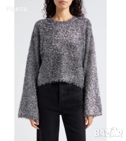 Дамска блестяща блуза Gestuz, снимка 1 - Блузи с дълъг ръкав и пуловери - 43414455