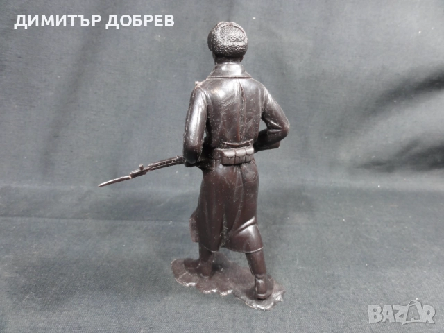 СТАРА РЕТРО СОЦ СССР ПЛАСТМАСОВА ФИГУРКА РУСКИ ВОЙНИК ВСВ, снимка 3 - Колекции - 52712111