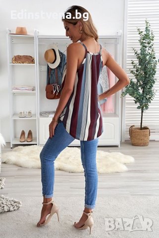 Разпродажба! Дамски топ с V-образно деколте, снимка 3 - Корсети, бюстиета, топове - 39648188