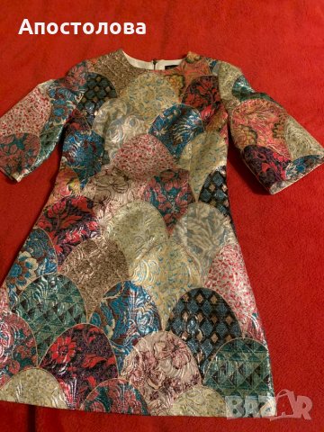 Ефектна рокля по модел на Долче и Габана, снимка 4 - Рокли - 34617174