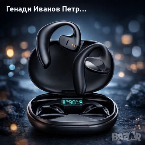 Безжични слушалки с AI превод 2 в 1 — превод в реално време