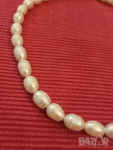 Кулие, гердан, огърлица от естествени перли. , снимка 2 - Колиета, медальони, синджири - 49221526