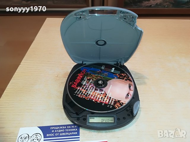 Panasonic SL-S214 discman-made in japan-внос germany, снимка 3 - MP3 и MP4 плеъри - 28352289
