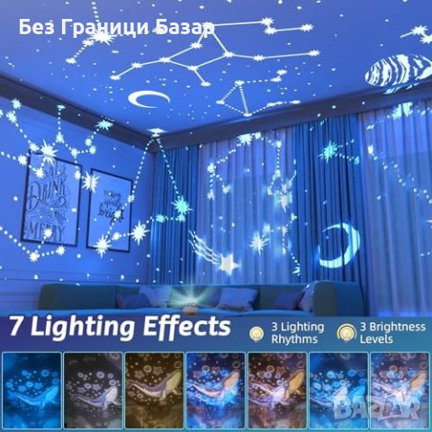 Нов Мултифункционален Прожектор за Сън Cinnyc - Идеален Подарък, снимка 5 - Други стоки за дома - 43666712