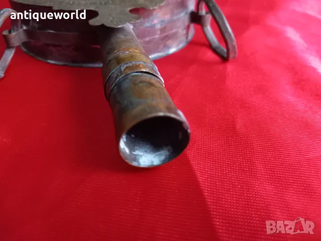 Стара ОСМАНСКА Барутница , Барутник ,Сребро, снимка 4 - Антикварни и старинни предмети - 48638113
