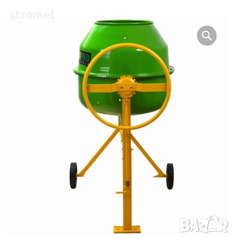 Бетонобъркачка PARTNERPRO BPO-230L – зелена, 230 л, 1200W, 29 об./мин 🚧, снимка 3 - Други машини и части - 52228284