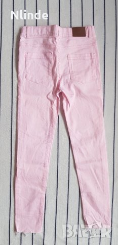 Детски розови дънки, Denim, 9/10 год., снимка 4 - Детски панталони и дънки - 35577643