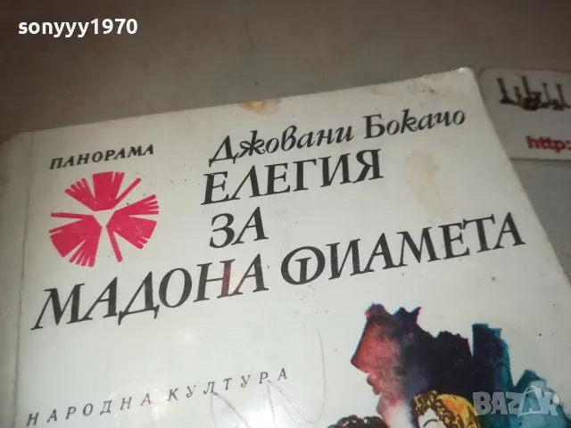 ЕЛЕГИЯ ЗА МАДОНА ФИАМЕТА 0710241112, снимка 6 - Художествена литература - 47491430