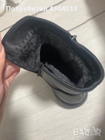 Дамски зимни боти, 37 номер с пухена подплата, снимка 2 - Дамски боти - 52618010