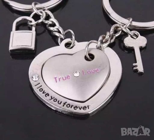 Ключодържател 'обичам те завинаги'. Сърце и символ на безкрайност, снимка 8 - Други - 27983653