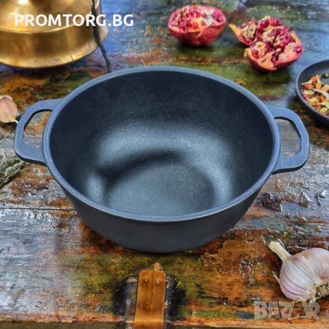Чугунени тенджери ТМ "МАЙСТЕРНЯ", различни видове и размери, снимка 4 - Съдове за готвене - 38947104