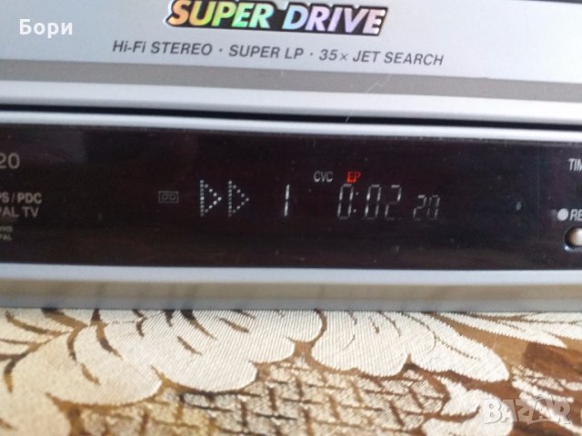 Panasonic Super S-VHS ET NV-HS820 EG Записващо видео, снимка 6 - Плейъри, домашно кино, прожектори - 32965078