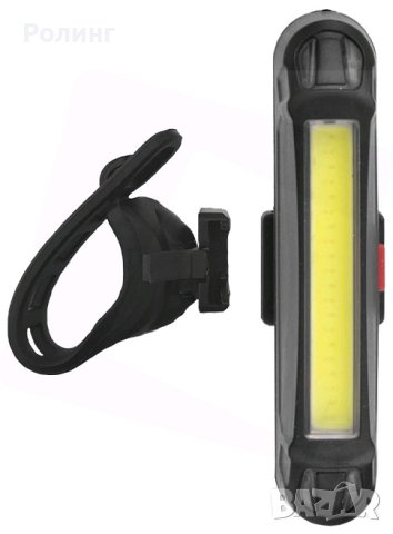 COB LED фенер Entac за колело USB EBL-PL-COB/0407250, снимка 2 - Други стоки за дома - 43955784