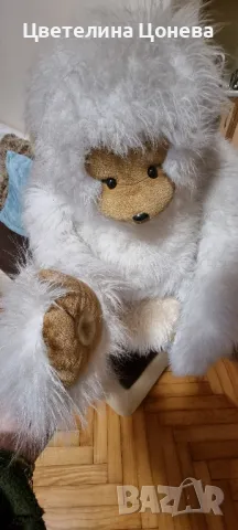 Плюшена играчка голяма космата маймуна , снимка 2 - Плюшени играчки - 48870089