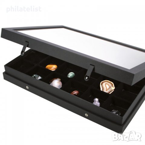 SAFE 5676 премиум витрина "Black Edition" за бижута и минерали, снимка 2 - Други ценни предмети - 39621377