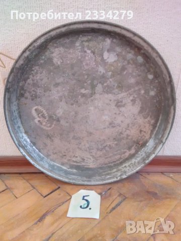 Стари медни тави за печене на агнета,меса и други., снимка 12 - Съдове за готвене - 39104429