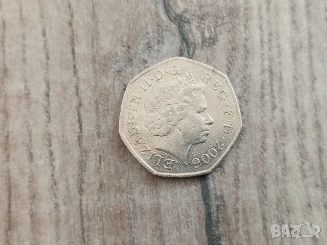 Монета 2006 Великобритания 50 pence 50p (Victoria Cross medal) - Elizabeth II, снимка 4 - Нумизматика и бонистика - 51645891