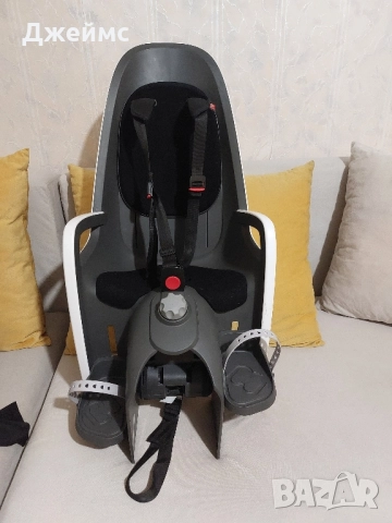 Детска седалка за велосипед, Hamax, Максимално поддържано тегло 22 kg, 280 x 940 x 365 mm, снимка 2 - Столчета за кола и колело - 51829672