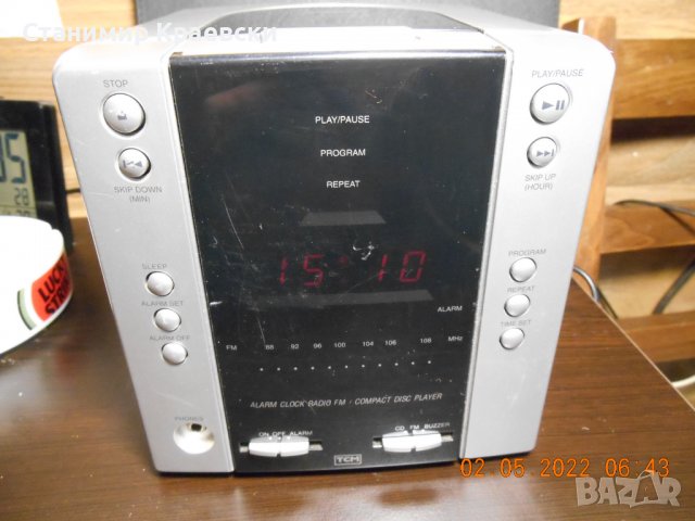 TCM 95868 CD radio clock alarm, снимка 1 - Други - 36665995