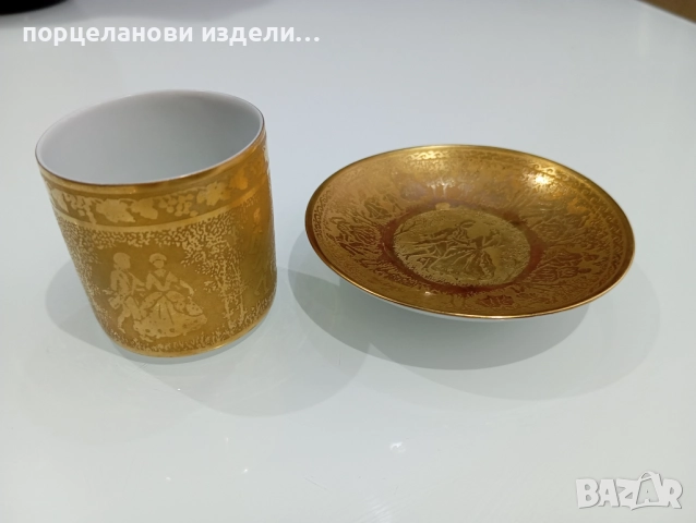 Стар порцеланов сет маркиран 