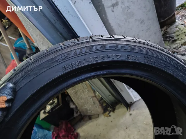 2бр.НОВИ ЛЕТНИ гуми FALKEN 225/45/17 91W DOT 0317, снимка 3 - Гуми и джанти - 49336398