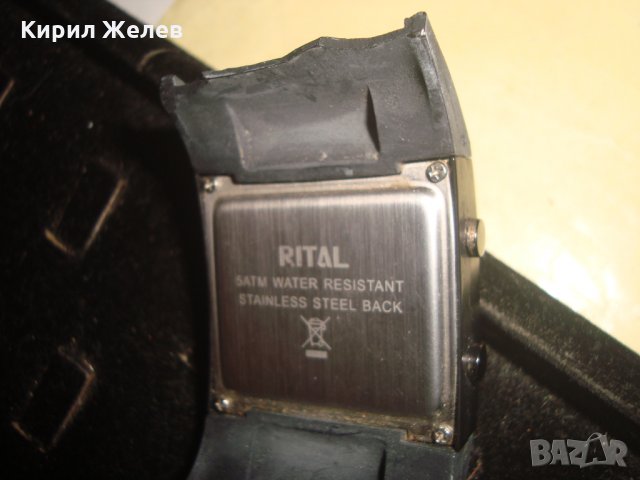 РЯДЪК МОДЕЛ РИТАЛ КВАРЦОВ ЕЛЕКТРОНЕН ЧАСОВНИК 15240, снимка 2 - Мъжки - 32889736