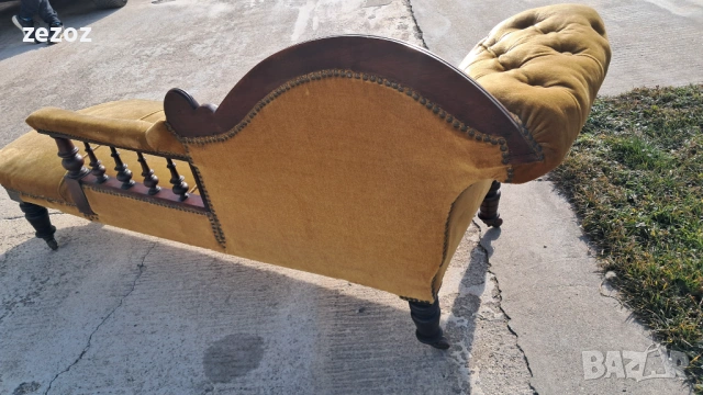 Диван лежанка антикварен, снимка 8 - Дивани и мека мебел - 53282372