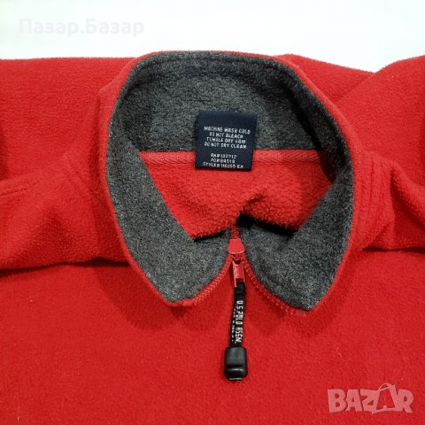 US POLO ASSN USPA Полар Блуза Пуловер (L), снимка 6 - Пуловери - 38915295