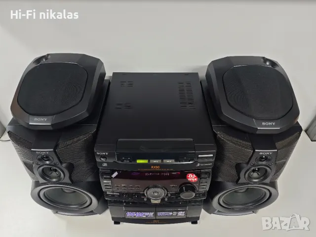 аудио система стерео уредба комплект SONY HCD-RX90 + дистанционно , снимка 3 - Аудиосистеми - 48150521