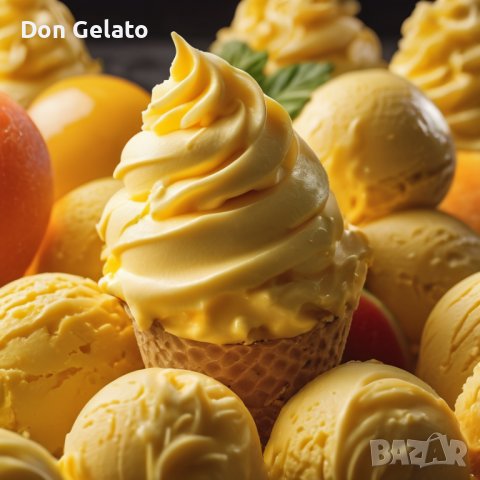 Суха смес за сладолед МАНГО * Сладолед на прах МАНГО* (1300г / 5 L Мляко), снимка 2 - Други - 34034994