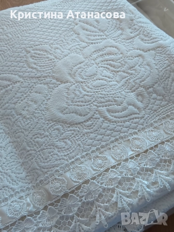 🌟 Уникална италианска кувертюра за спалня, снимка 11 - Спални и легла - 52080074