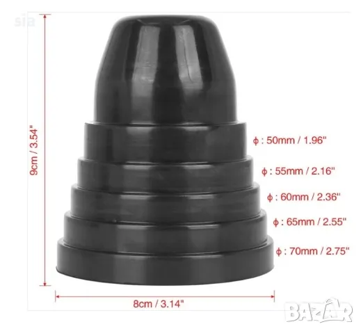 Гумена капачка за фар, универсална