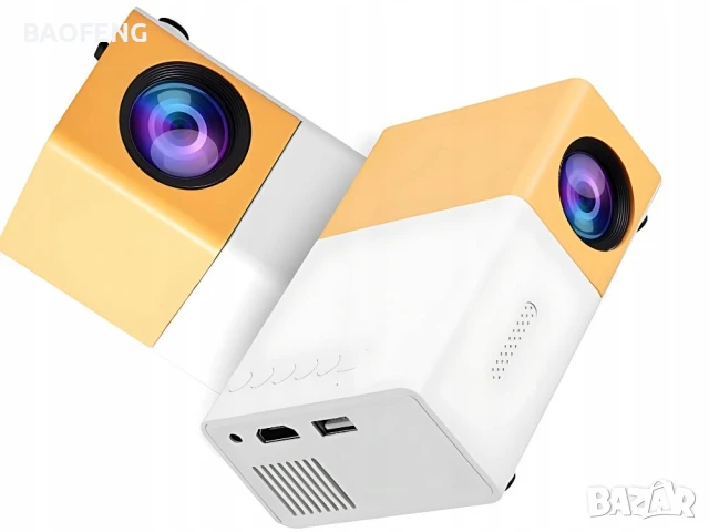 Нов YG300 Мини LED видео проектор/Full HD/забавления за деца/домашно кино/HDMI/USB/дистанционно, снимка 7 - Плейъри, домашно кино, прожектори - 50702495