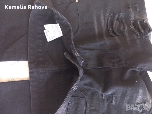 Черни дънки, снимка 3 - Дънки - 51625619