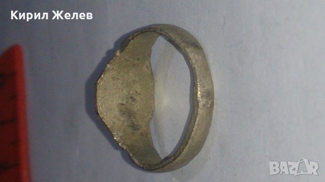 Старинен пръстен над стогодишен сачан орнаментиран - 66981, снимка 4 - Други ценни предмети - 28988817