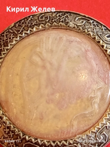 Рядка значка Рисуван седеф ОКРЪЖЕН СЪБОР на ЖЕНИТЕ ПЪРВЕНЦИ 26818, снимка 4 - Колекции - 52547873