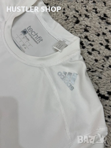 Мъжка тениска ADIDAS TECHFIT CLIMALITE. Размер L, снимка 3 - Тениски - 53219123