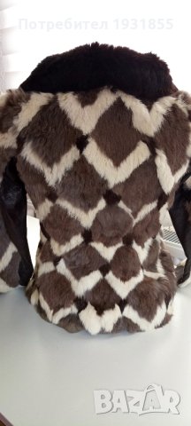 Яке от заешка кожа, снимка 5 - Якета - 43308999