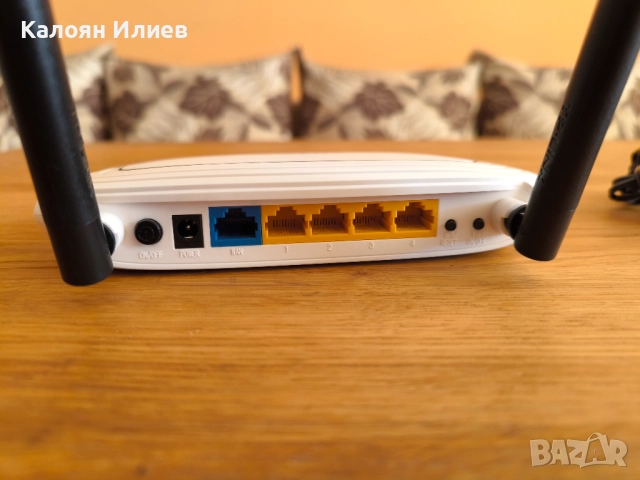 Рутер TP-Link TL-WR841N ver. 9.3, снимка 2 - Рутери - 51784758
