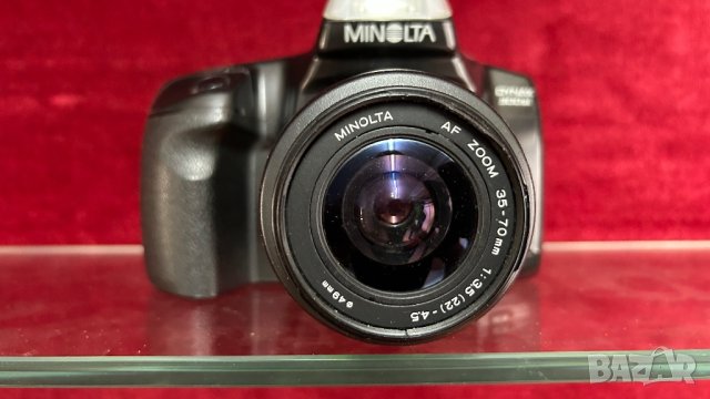 Фотоапарат Minolta dynax 300si с обектив Minolta 1:3,5, снимка 2 - Фотоапарати - 43923065