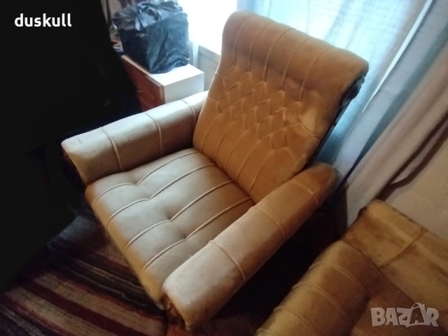 Ретро запазени фотьойли, снимка 4 - Дивани и мека мебел - 52899774