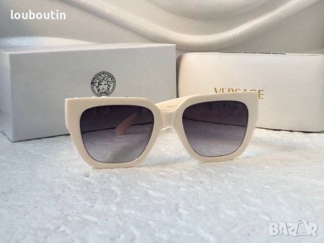 Versace Дамски слънчеви очила котка с лого, снимка 4 - Слънчеви и диоптрични очила - 39070784
