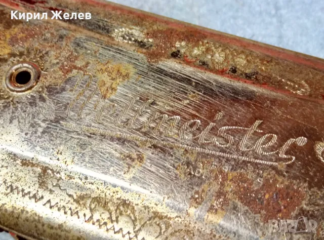 WELTMEISTER Стара НЕМСКА КОЛЕКЦИОНЕРСКА РЯДЪК МОДЕЛ УСТНА ХАРМОНИКА 47622, снимка 2 - Антикварни и старинни предмети - 47608067